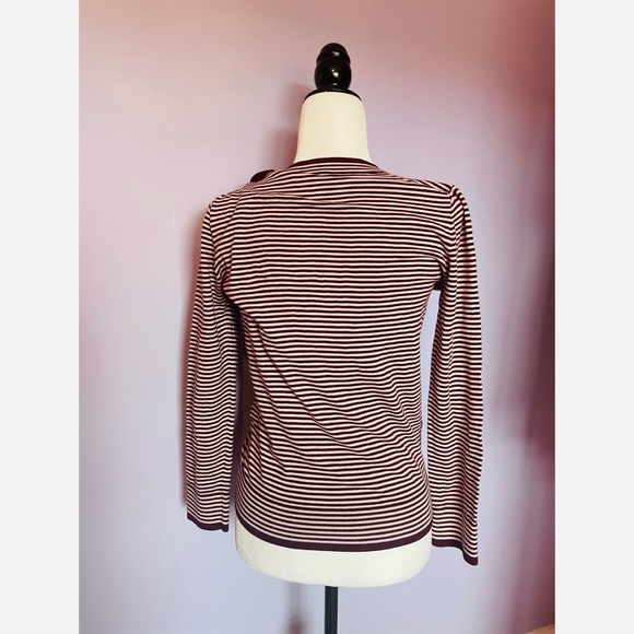 Kate Spade Rosette striped cardigan sweater - Picture 5 of 6